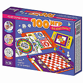 Набор настольных игр 100 игр для всей семьи Десятое королевство 05458 1
